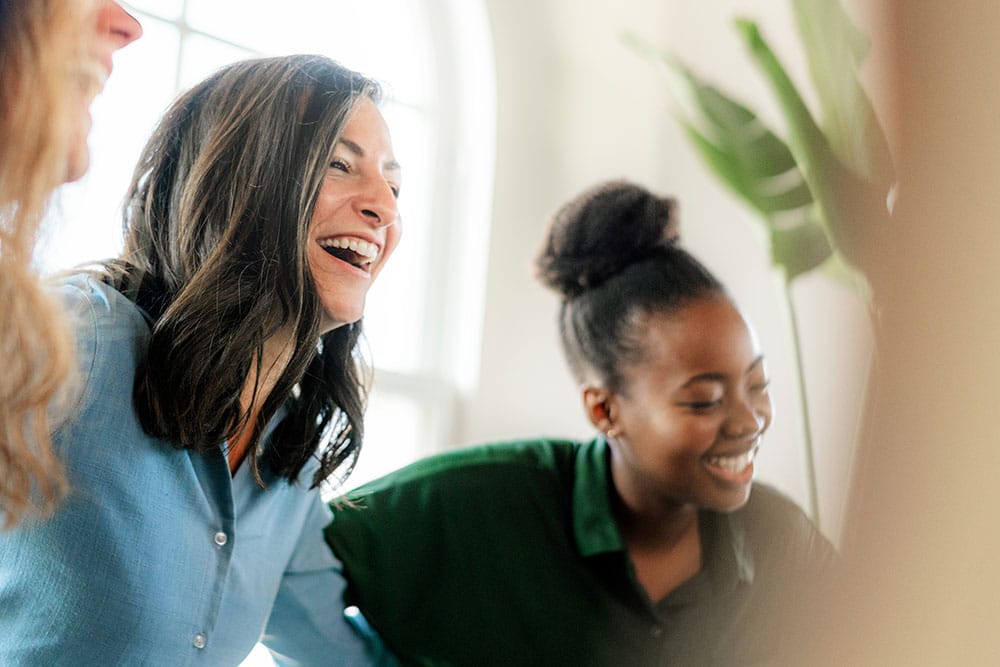 friends laughing