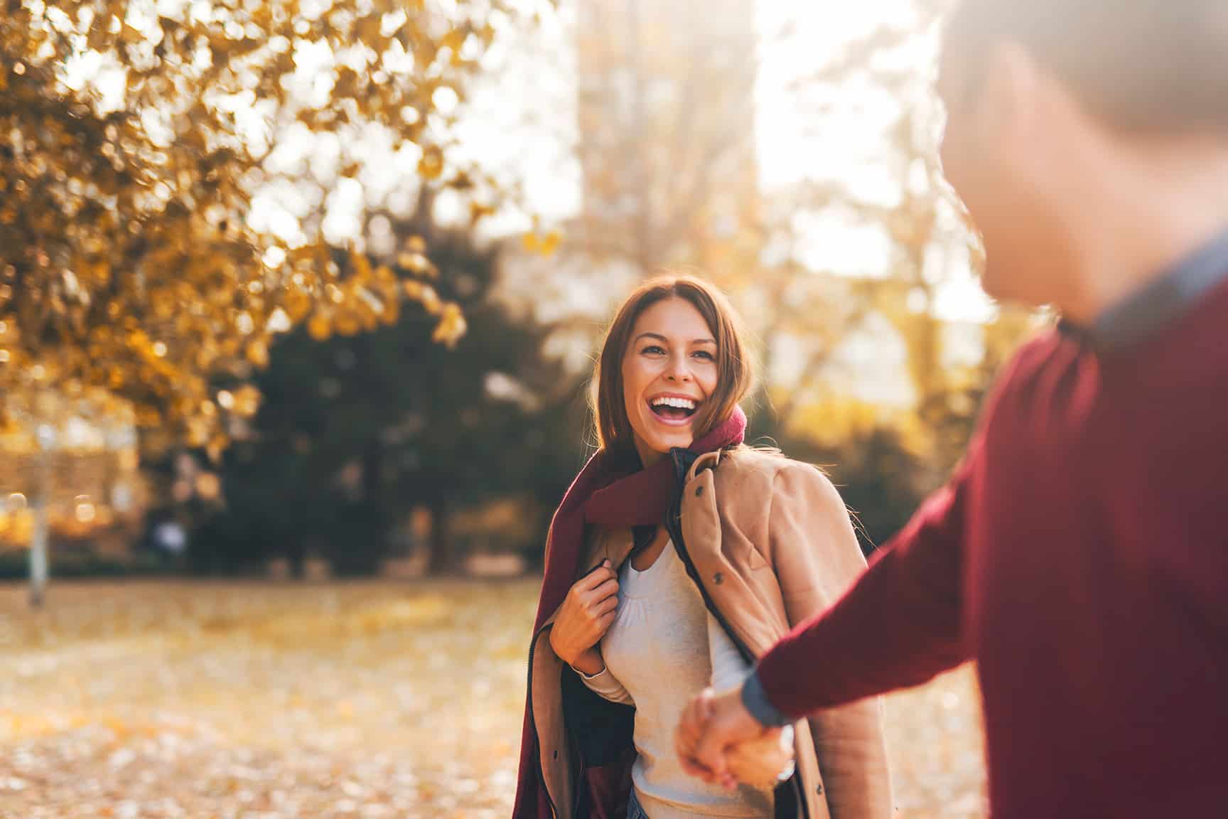 happy couple holding hands Center Ridge Dental in North Ridgeville, OH