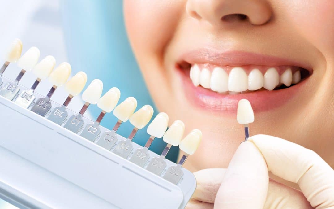 Woman at her cosmetic dental appointment in North Ridgeville OH